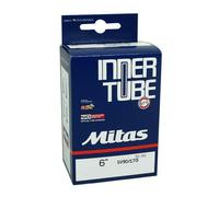 Chambre À Air Poussette 6 X 1 1/4 Valve Standard Coudée Mitas 17° Bleu