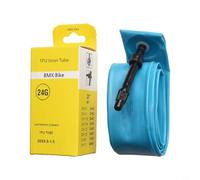 Chambre à air renforcée en TPU pour roues de 50,8 cm 20 x 0,9-1,5 et 20 x 1,75-2,5 avec valve Presta 45 mm 65 mm pour joint de buse trois fois plus solide (20 x 1,75-2,5 (20 x 0,9-1,5 (451) 45 mm)