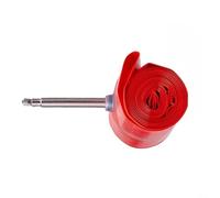 Chambre à air rouge pour vélo TPU 27,5" 48 mm pour valve Presta pour une | Couleur rouge vif, construction haute durabilité, longue durée de vie, taille de 69,8 cm, résistant aux perforations