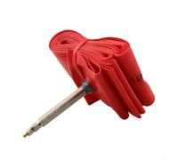 Chambre à air rouge pour vélo TPU 27,5" 48 mm pour valve Presta pour une | Couleur rouge vif, construction haute durabilité, longue durée de vie, taille de 69,8 cm, résistant aux perforations