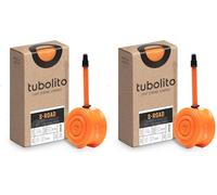 Chambre à air S-Tubo - Route - 700c - Valve 60mm - Orange (Lot de 2)