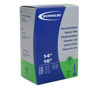 Chambre a air velo 350 x 35a 14 schwalbe valve standard tout alu
