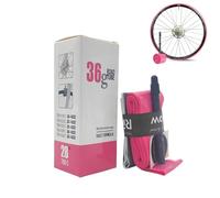 Chambre à air Slime Bike - Intérieur Robuste résistant aux épines, vélo de Remplacement léger | Buse en métal Faite en Caoutchouc butyle de qualité de Mastic de Perforation pour 24C