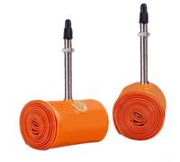 Chambre à air ultra légère en TPU conçue pour les pneus de VTT de 66 cm 2 3/2 4/2 5, dispose d'une valve en alliage d'aluminium pour fournir une pression stable des pneus et un meilleur contrôle de