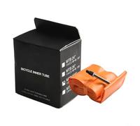 Chambre à air ultra légère pour VTT 26/27,5/29 pouces pour pneu X1.9-2.5 avec absorption des chocs et haute performance, orange (27,5 x 1,9-2,5)