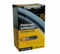 Chambre à air valve Dunlop Continental Compact 12 1/2x1,75 Noir