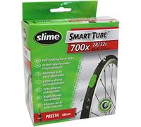 Chambre à air valve Presta avec liquide anti-crevaison Slime 700 x 28-35 Noir