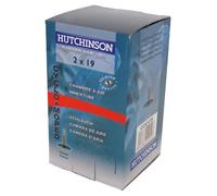Hutchinson Chambre à air 2.00-19 Valve Presta pour cyclomoteur Tubetype ou Tubeless Noir