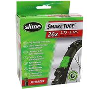 Chambre à air valve Schrader avec liquide anti-crevaison Slime 26 x 1.75-2.10 Noir
