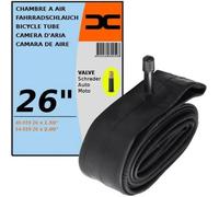 Chambre A Air Velo 26 X 1,50-2,00" (40/54-559) Valve Schrader 35mm Vtt Route Multicolore