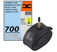 Chambre A Air Velo 700x19c 23c (19/23-622) Valve Presta 40mm Route Course Vtc Multicolore