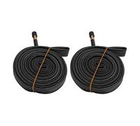 Chambre à Air Vélo 700x23C, Léger Anticrevaison Durable Valve Schrader 48mm Pneu Route Kit Réparation Performant for Cyclistes Professionnels Loisirs et Déplacements Quotidiens