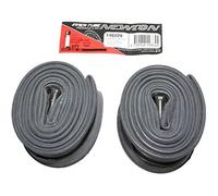 Chambre à air vélo - Newton - 27.5 x 2.10-2.40 - Valve standard - Lot de 2 - Caoutchouc noir
