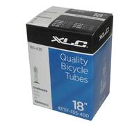 XLC Fahrradschlauch 18 X1.75/2.125 Pieces de Velo Mixte, Noir, 18 x 1.75/2.125 32/50-355/400 AV 35 mm