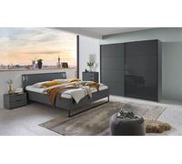 Chambre à coucher complète adulte ( lit adulte 160 x 200 cm + chevet+ commode + Armoire ) - -
