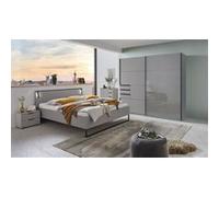 Chambre à coucher complète adulte ( lit adulte 180 x 200 cm+ Commode + tables de chevet+ Armoire ) - PEGANE - G