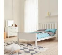Chambre à coucher complète de luxe Suite parentale Armoire Lit Commode 3pcs
