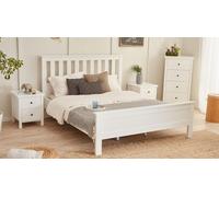 Chambre à coucher complète de luxe Suite parentale Table de nuit Lit 3pcs
