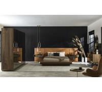 Chambre à coucher de luxe de qualité hôtelière Lit Commode Armoire 6pcs Set