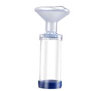 Chambre aérosol inhalateur indicateur de Respiration - Forme Ronde Masque de Haute qualité, espaceur l'asthme de Chat - inclure 2 Masque Le Meilleur Ajustement