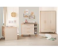 Chambre bébé complète avec soft-close jil cashmere / décor châtaignier TU