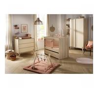Chambre bébé duo lit 60x120cm transformable + commode Melinee