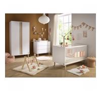 Chambre bébé duo lit 70*140 cm+ commode 3 tiroirs Paloma