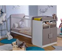 Chambre bébé évolutive madrid + tiroit et matelas blanc /lin TU