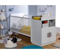 Chambre bébé évolutive madrid + tiroit et matelas blanc TU