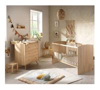 Chambre bébé, lit évolutif et commode à langer - access marron TU