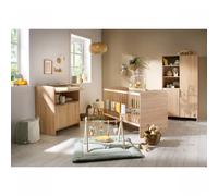 Chambre bébé trio lit 70x140cm + commode+ armoire Azur