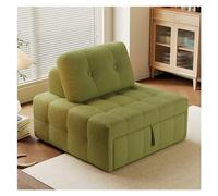 Chambre Canapé-lit Pliant Convertible Fauteuil-lit for Salon dortoir Bureau à Domicile Appartement Utilisation Polyvalente(Green,80cm)