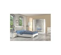 Chambre Complète 140x190cm avec Commode - GOYA -