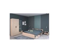 Chambre complete adulte ZODIAC INDUS Chene et PARISOT