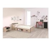 Chambre complete enfant 3 pieces ZODIAC Lit chevet bureau Décor chene PARISOT https://www.fnac.com/mp50598625/Chambre-complete-enfant-3-pieces-ZODIAC-Lit-chevet-bureau-Decor-chene-PARISOT/w-4?oref=113379ec-401b-92d0-4773-7c93f6a4d8c1