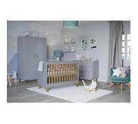 Chambre complète Kocot Kids - Kubi - 66 x 124 x 90cm - Gris