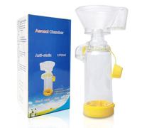 Chambre d’espacement d’inhalateur pour enfants, chambre d’aérosol livrée avec masque, stérile dans un emballage scellé