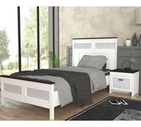 Chambre d'adolescent Set élégant beige/blanc 7pcs Chambre d'enfant complète