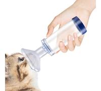 Chambre d'aérosol - Animaux domestiques - Inhalateur de Chambre d'aérosol | Distance de Main avec Valve d'inhalation à Faible résistance | Chambre d'inhalation légère pour Chats et Chiens