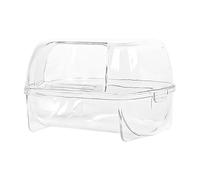 Chambre de bain pour la poussière de rongeurs | Mini Spa dans le désert transparent, toilettage d'animaux et creusement de sable, décoration de cage pour petites créatures pour hamsters robot, Degus |