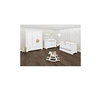 Pinolino Ensemble complet pour chambre de bébé Emilia Blanc