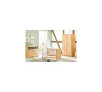 PINOLINO - Chambre bébé Natura huilé : Lit évolutif, commode, armoire