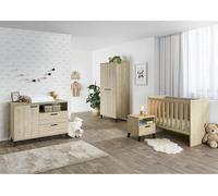 Chambre de bébé ou d'enfant DANAÉ, lit 60x120 extensible à 90x200, armoire, commode à langer et table de nuit