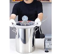 Chambre de dégazage sous vide en acier inoxydable pour moulage de résine, silicones, époxy et stabilisation du bois - Machine de démoussage liquide pour laboratoire, 100 L