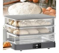 Chambre de pousse électrique 40 L, fermentation pour pâtes, yaourts, pains, yaourts, pains, avec contrôle de l'humidité et de la température, pour une fermentation homogène