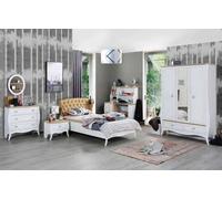 Chambre d'enfant Chambre d'adolescent Chambre à coucher Moderne Meuble complet Set Nouveau 5pcs