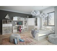 Chambre d'enfant Chambre d'adolescent Set lit armoire bureau Nouveau 7pcs