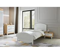 Chambre d'enfant design Lit complet Meubles pour enfants en bois blanc Set 3pcs Nouveau