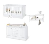 Chambre d'enfant emilia extra large avec étagère murale 3 pièces