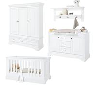 Chambre d'enfant emilia xl étagère murale 4 pièces